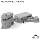 Tabletop Terrain Building Mechanics Bay + House Bundle