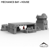 Tabletop Terrain Building Mechanics Bay + House Bundle