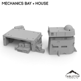 Tabletop Terrain Building Mechanics Bay + House Bundle