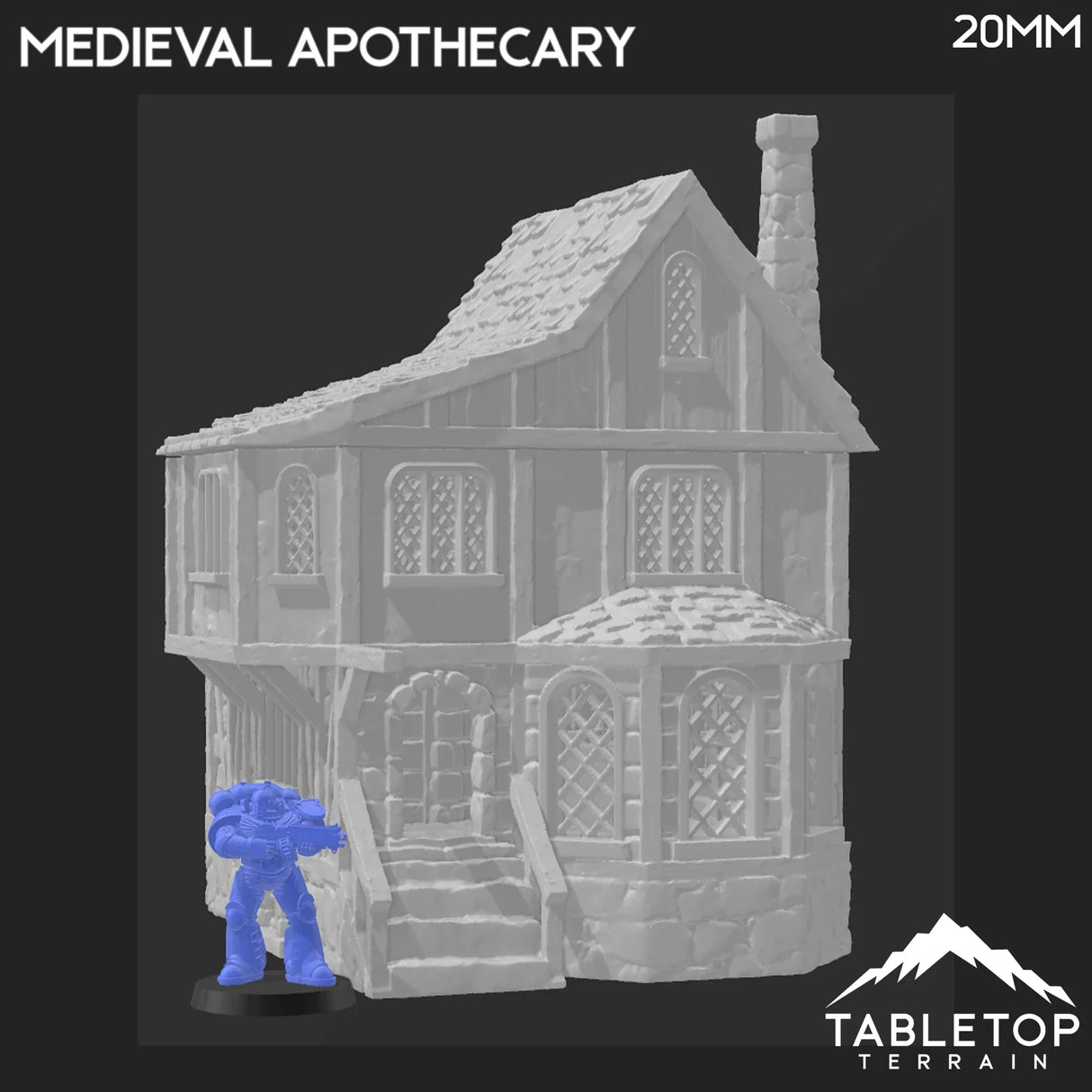 Tabletop Terrain Building Medieval Apothecary