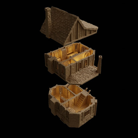 Tabletop Terrain Building Medieval Apothecary