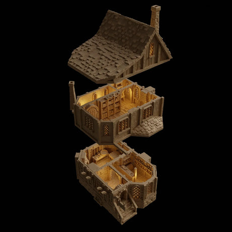 Tabletop Terrain Building Medieval Apothecary