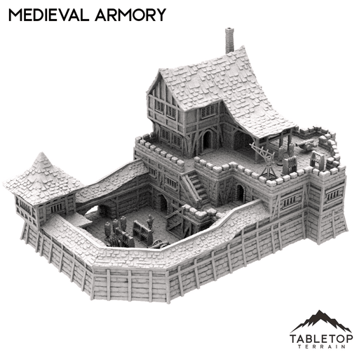 Tabletop Terrain Building Medieval Armory