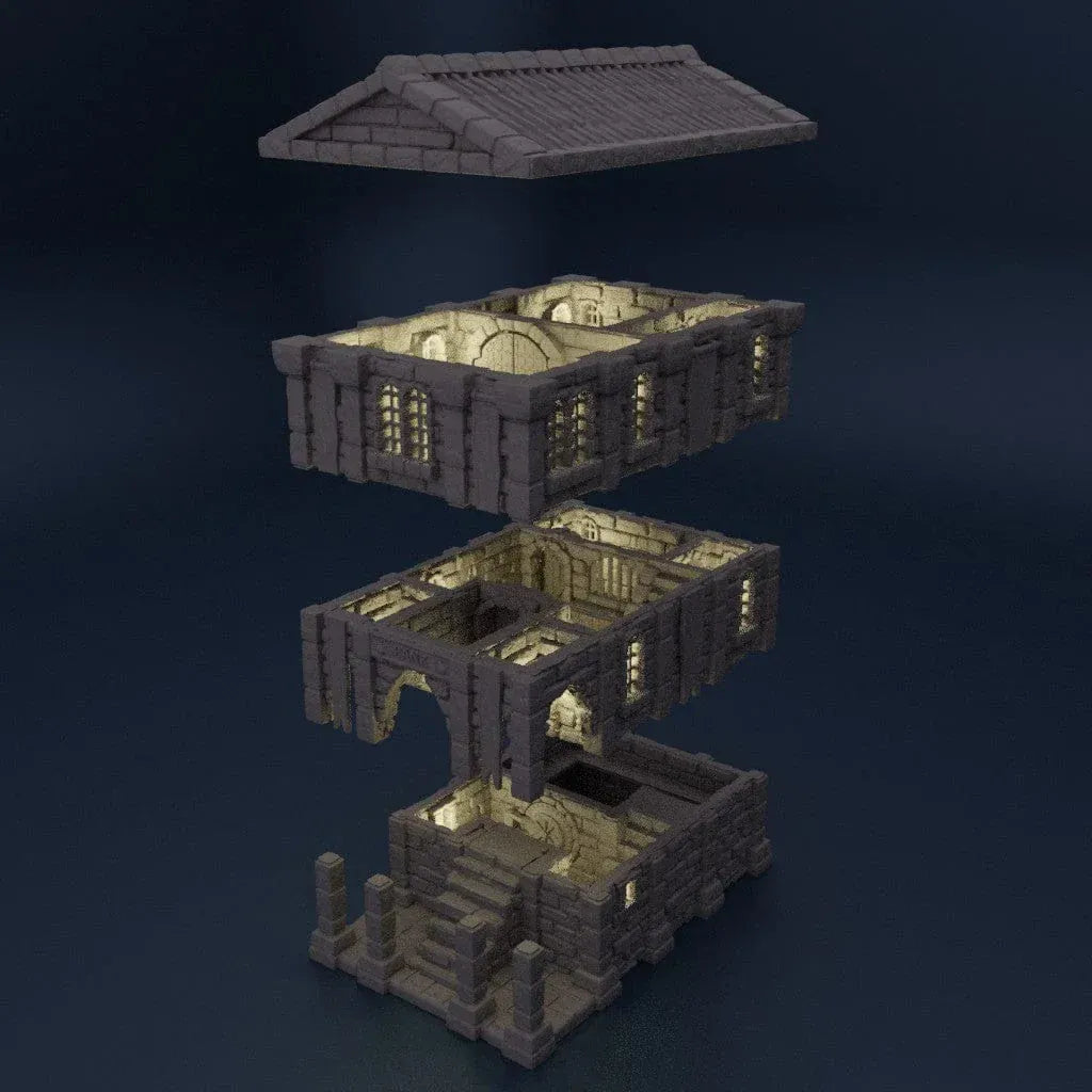 Tabletop Terrain Building Medieval Bank