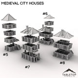 Tabletop Terrain Building Medieval City Houses