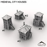 Tabletop Terrain Building Medieval City Houses