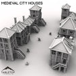 Tabletop Terrain Building Medieval City Houses