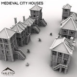 Tabletop Terrain Building Medieval City Houses