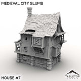 Tabletop Terrain Building Medieval City Slums