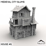 Tabletop Terrain Building Medieval City Slums