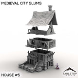 Tabletop Terrain Building Medieval City Slums