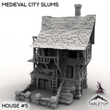 Tabletop Terrain Building Medieval City Slums