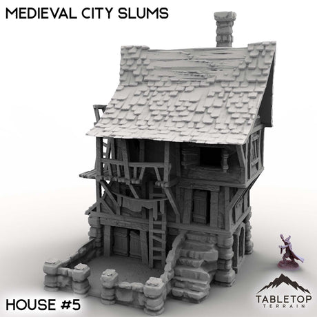 Tabletop Terrain Building Medieval City Slums