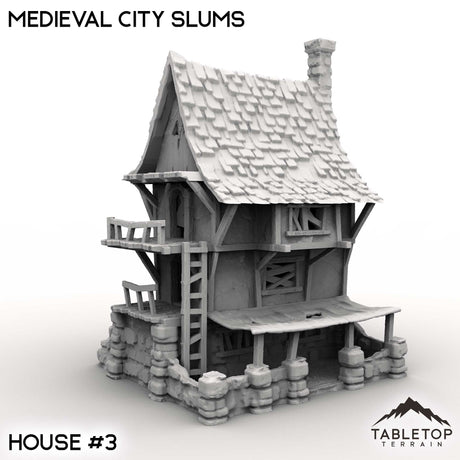 Tabletop Terrain Building Medieval City Slums