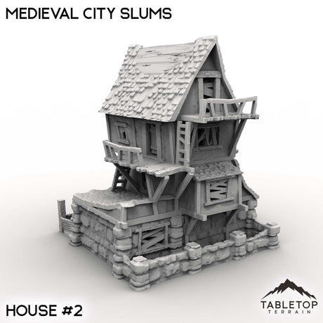 Tabletop Terrain Building Medieval City Slums
