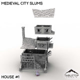 Tabletop Terrain Building Medieval City Slums