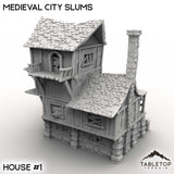 Tabletop Terrain Building Medieval City Slums