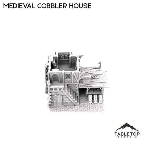 Tabletop Terrain Building Medieval Cobbler House