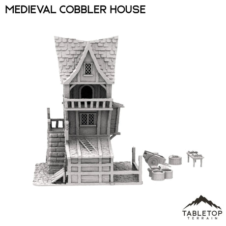 Tabletop Terrain Building Medieval Cobbler House