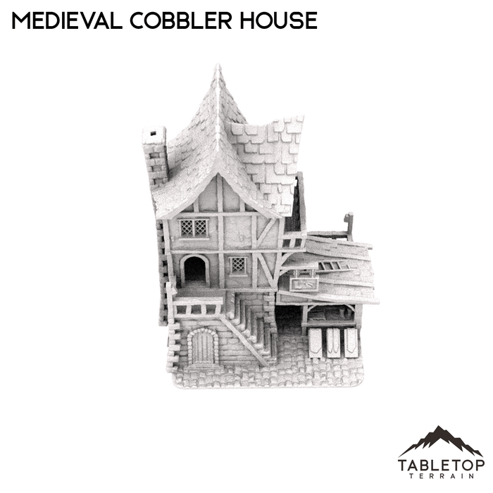 Tabletop Terrain Building Medieval Cobbler House