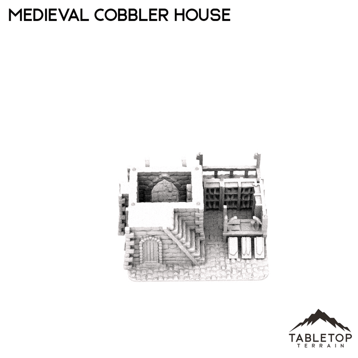 Tabletop Terrain Building Medieval Cobbler House