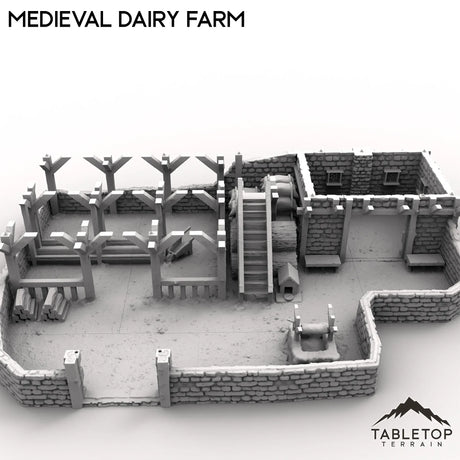 Tabletop Terrain Building Medieval Dairy Farm