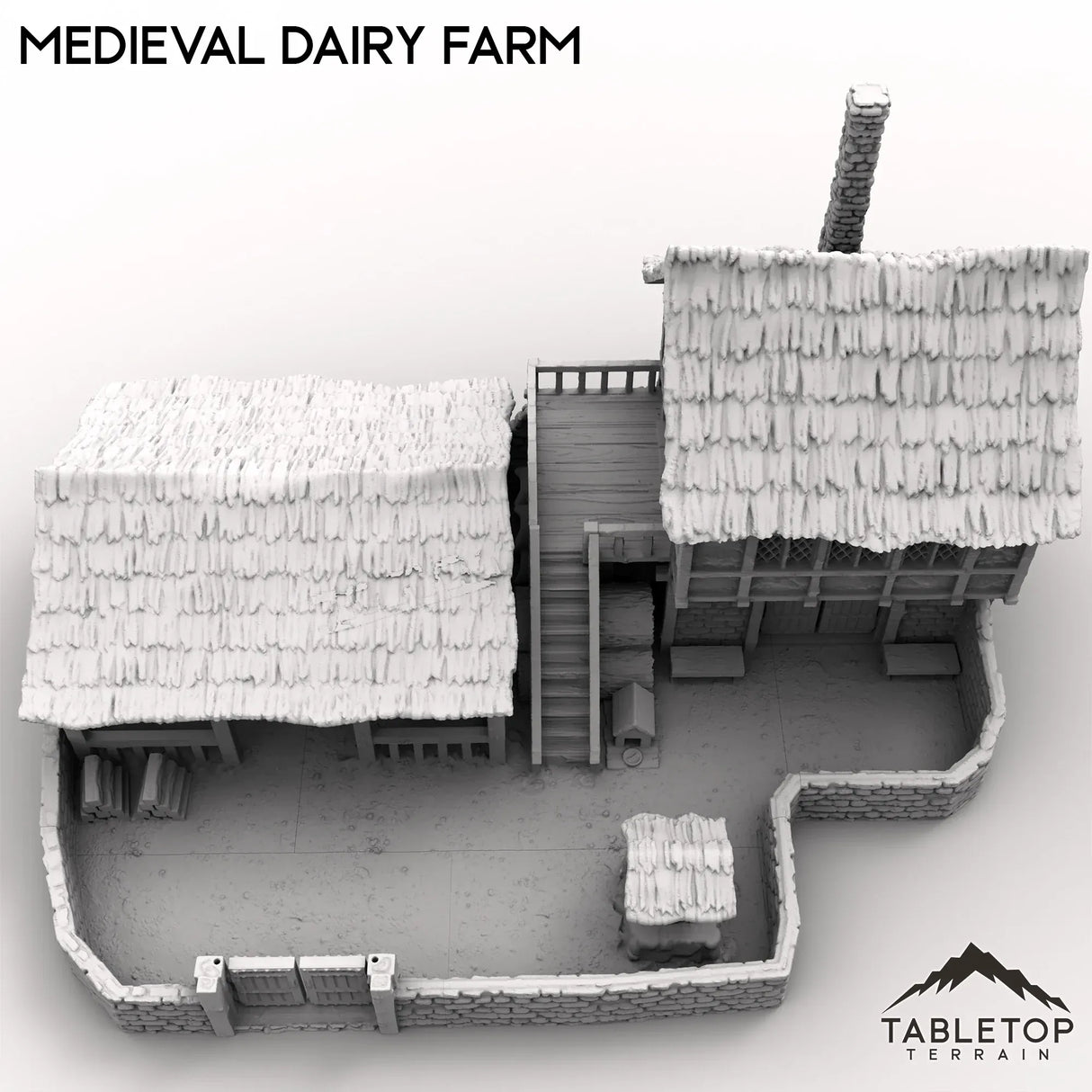 Tabletop Terrain Building Medieval Dairy Farm