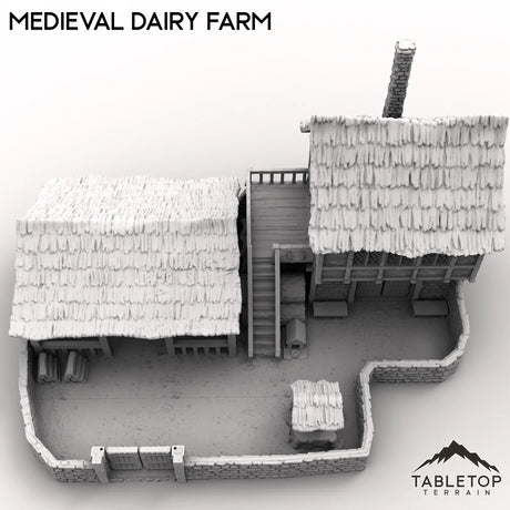 Tabletop Terrain Building Medieval Dairy Farm