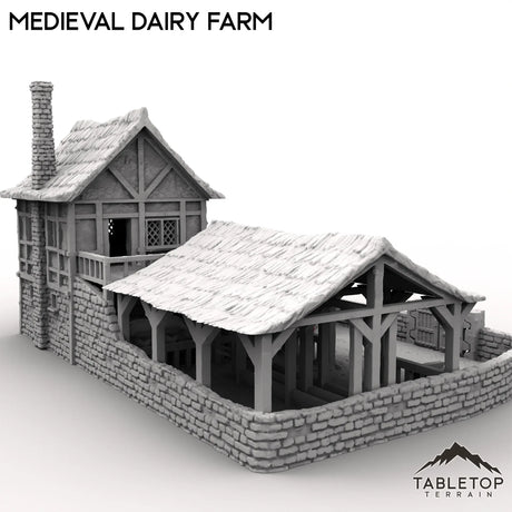 Tabletop Terrain Building Medieval Dairy Farm