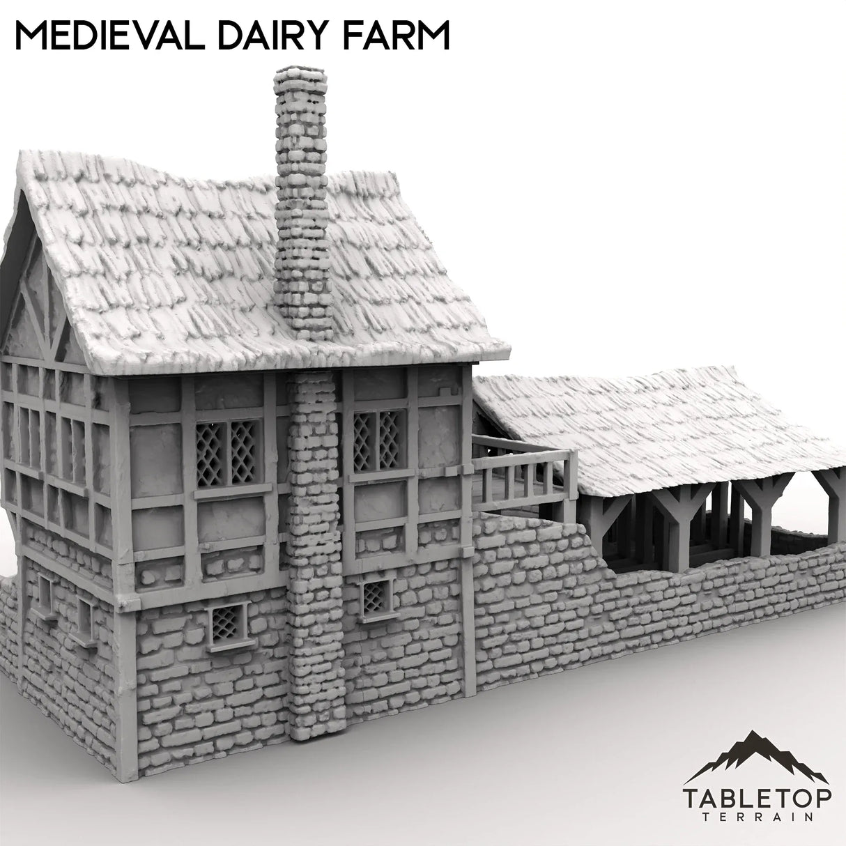 Tabletop Terrain Building Medieval Dairy Farm