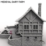 Tabletop Terrain Building Medieval Dairy Farm