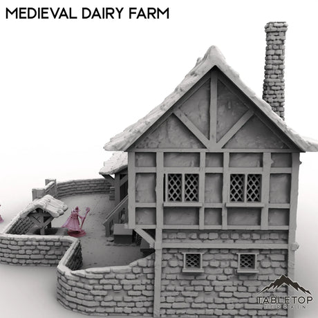 Tabletop Terrain Building Medieval Dairy Farm