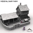 Tabletop Terrain Building Medieval Dairy Farm