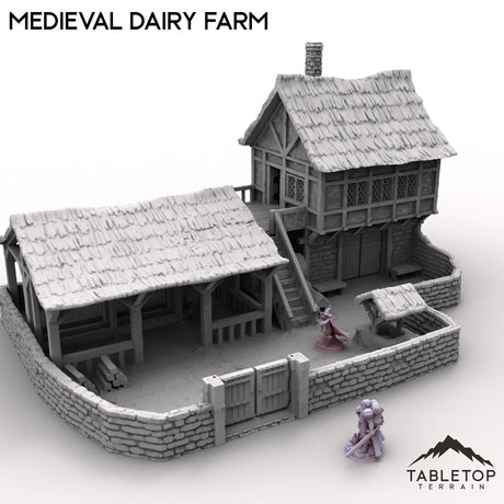 Tabletop Terrain Building Medieval Dairy Farm