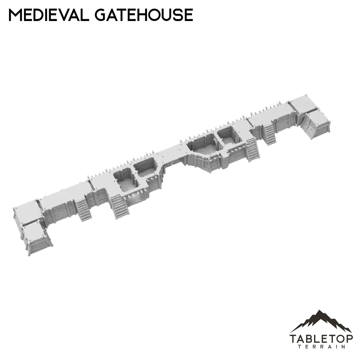 Tabletop Terrain Building Medieval Gatehouse