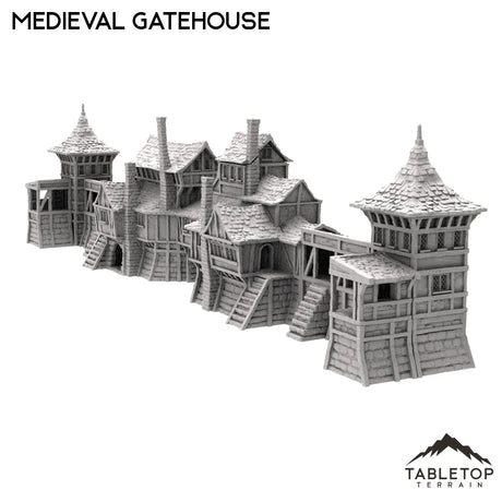 Tabletop Terrain Building Medieval Gatehouse