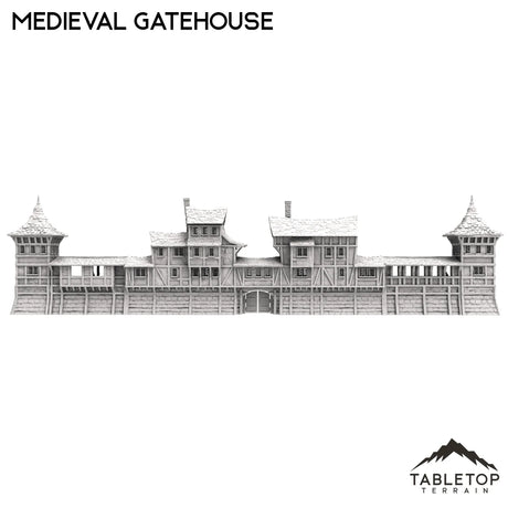 Tabletop Terrain Building Medieval Gatehouse