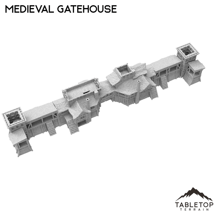 Tabletop Terrain Building Medieval Gatehouse