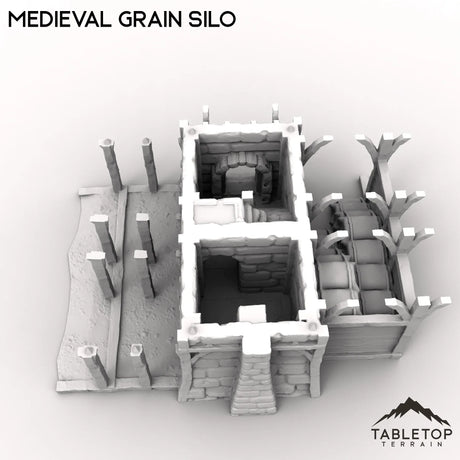 Tabletop Terrain Building Medieval Grain Silo