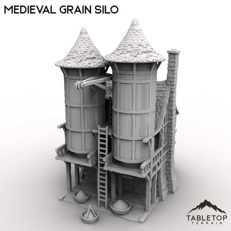 Tabletop Terrain Building Medieval Grain Silo