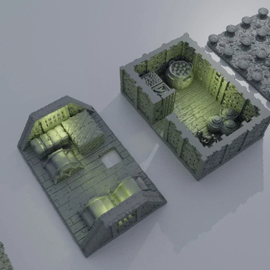 Tabletop Terrain Building Medieval Granary