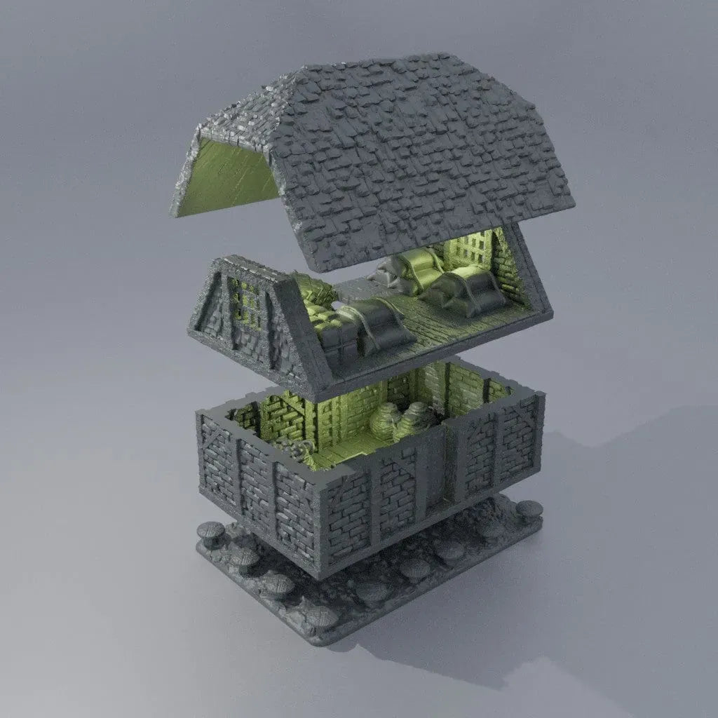 Tabletop Terrain Building Medieval Granary