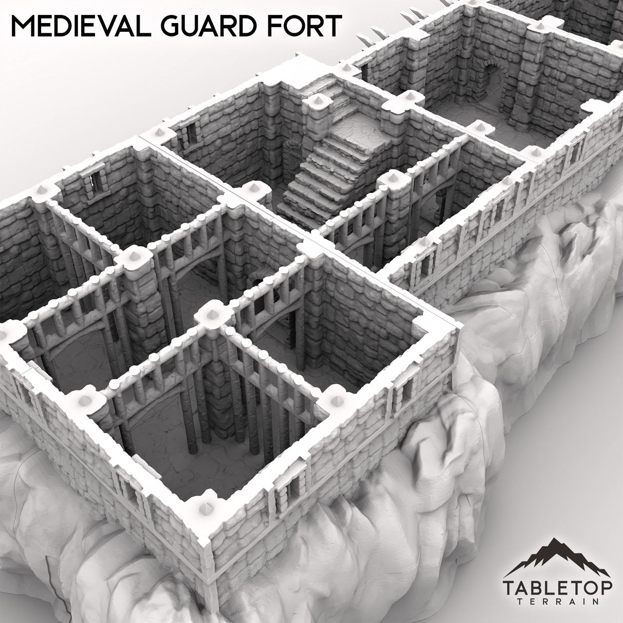 Tabletop Terrain Building Medieval Guard Fort