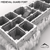 Tabletop Terrain Building Medieval Guard Fort