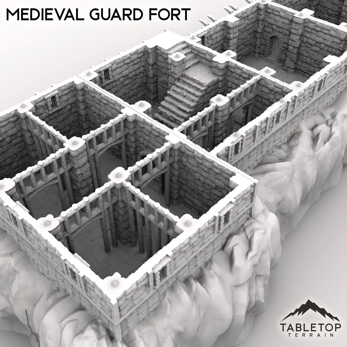 Tabletop Terrain Building Medieval Guard Fort