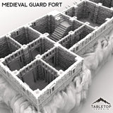 Tabletop Terrain Building Medieval Guard Fort