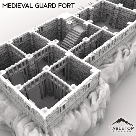 Tabletop Terrain Building Medieval Guard Fort