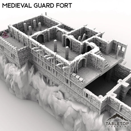 Tabletop Terrain Building Medieval Guard Fort