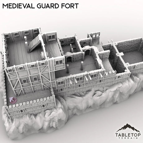Tabletop Terrain Building Medieval Guard Fort