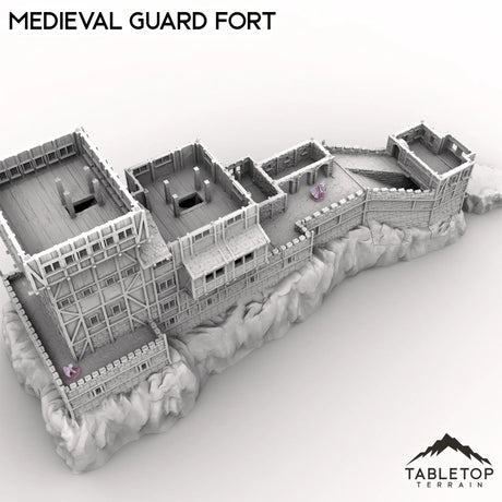 Tabletop Terrain Building Medieval Guard Fort